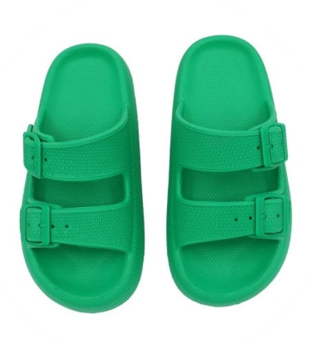 Summer Women Outdoor Indoor Thick-soled Eva Sandals And Slippers shoes fashion novaa Green 35to36