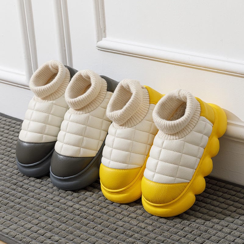 Heel Indoor Warmth Outdoor Snow Boots Lovers Thick Soled Cotton Shoes Mens Autumn And Winter shoes fashion novaa