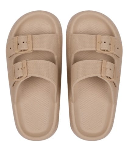 Summer Women Outdoor Indoor Thick-soled Eva Sandals And Slippers shoes fashion novaa Khaki 35to36
