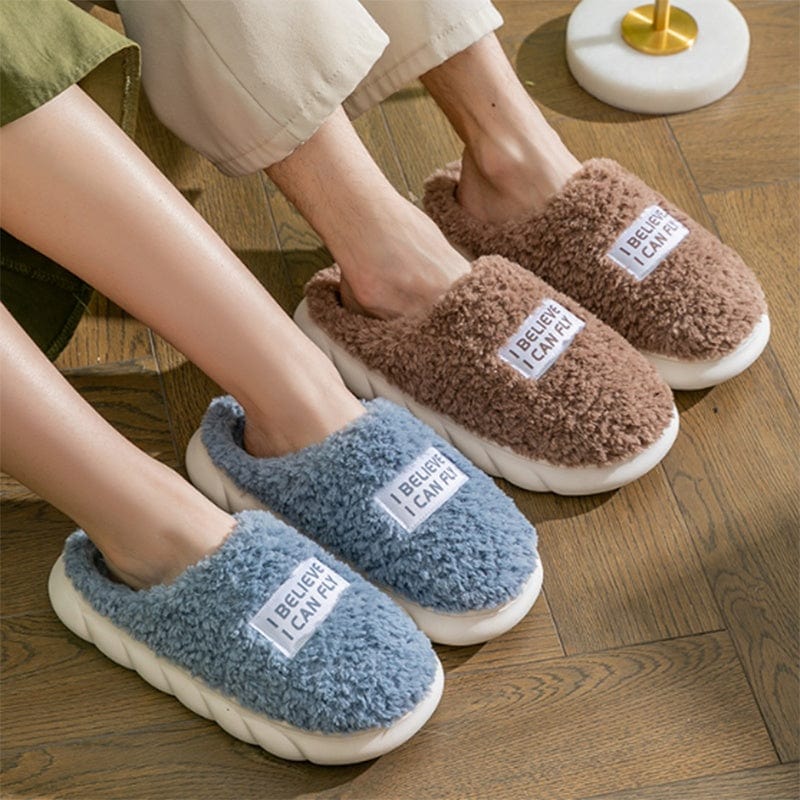 Warm Plush Slippers Home Shoes For Women Couple Winter Slippers shoes fashion novaa