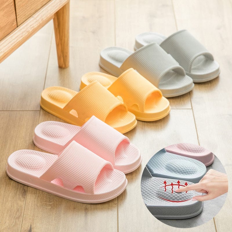Women Bathroom Slippers With Heel Massage Ball Design Shoes At Home shoes fashion novaa