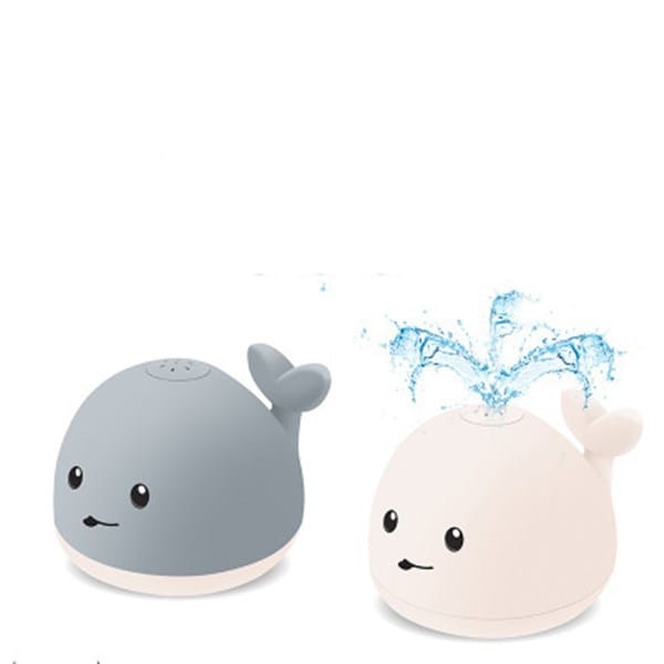 Baby Cute Cartoon Whale Floating Spraying Water Bath Toys With Light Music LED Light Baby Toys Trending Products fashion novaa