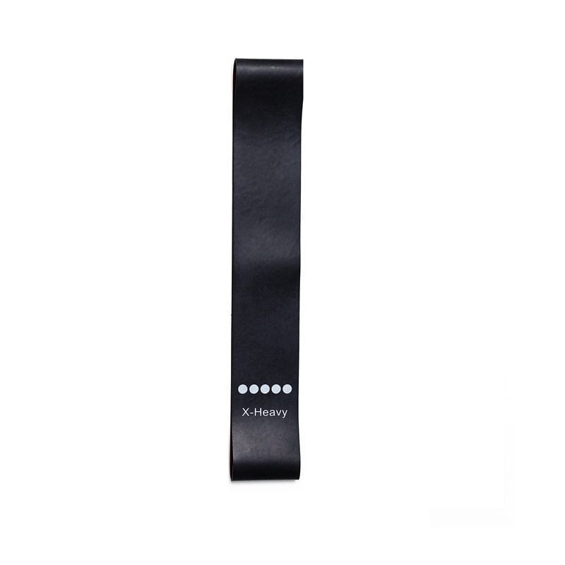 Yoga Resistance Rubber Bands Indoor Outdoor Fitness Equipment 0.35mm-1.1mm Pilates Sport Training Workout Elastic Bands Trending Products fashion novaa Black