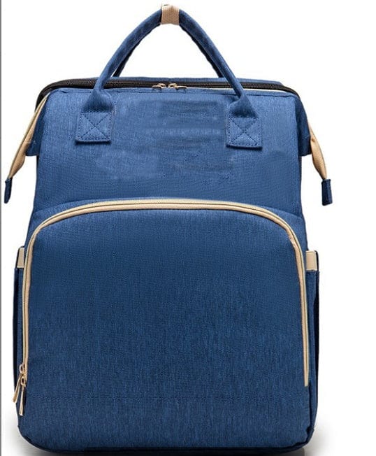 USB Charging Version Mommy Bed Backpack Folding Large Capacity Multi-function Trending Products fashion novaa Blue A