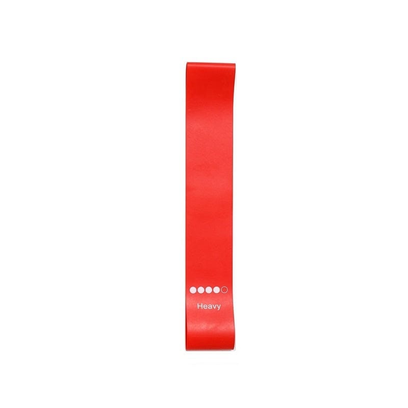 Yoga Resistance Rubber Bands Indoor Outdoor Fitness Equipment 0.35mm-1.1mm Pilates Sport Training Workout Elastic Bands Trending Products fashion novaa Red