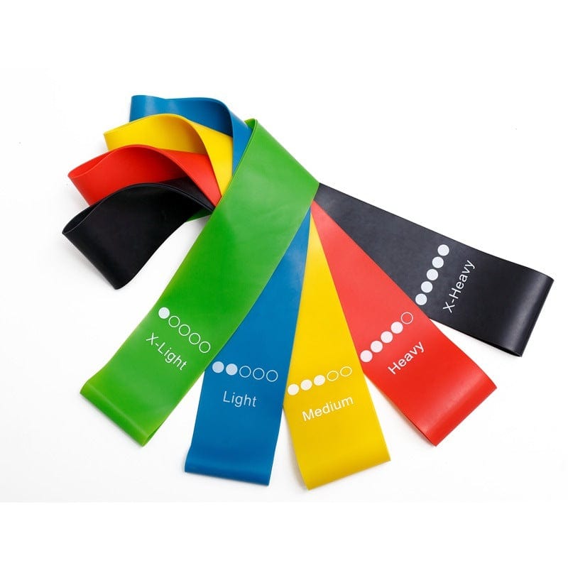 Yoga Resistance Rubber Bands Indoor Outdoor Fitness Equipment 0.35mm-1.1mm Pilates Sport Training Workout Elastic Bands Trending Products fashion novaa