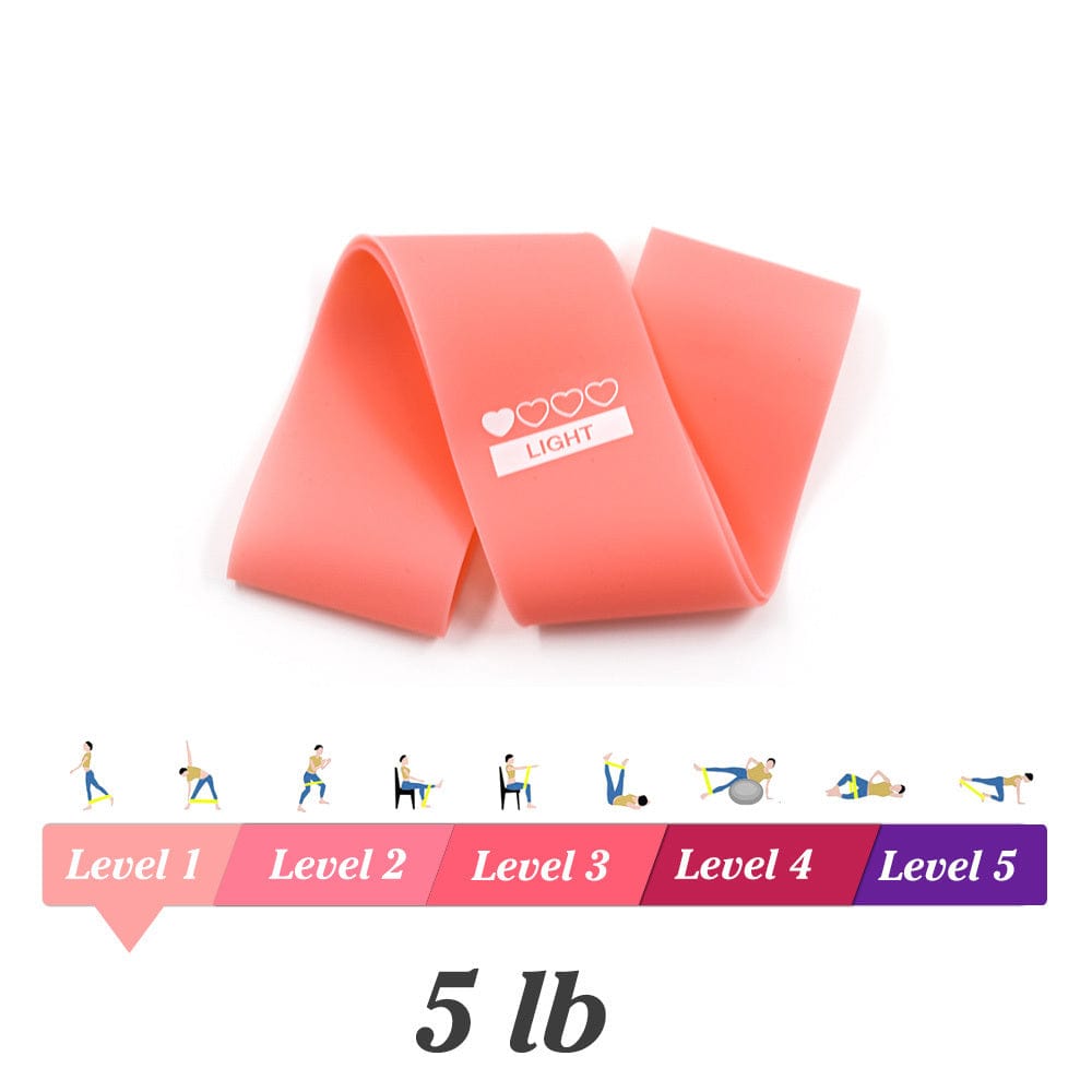 Yoga Resistance Rubber Bands Indoor Outdoor Fitness Equipment 0.35mm-1.1mm Pilates Sport Training Workout Elastic Bands Trending Products fashion novaa