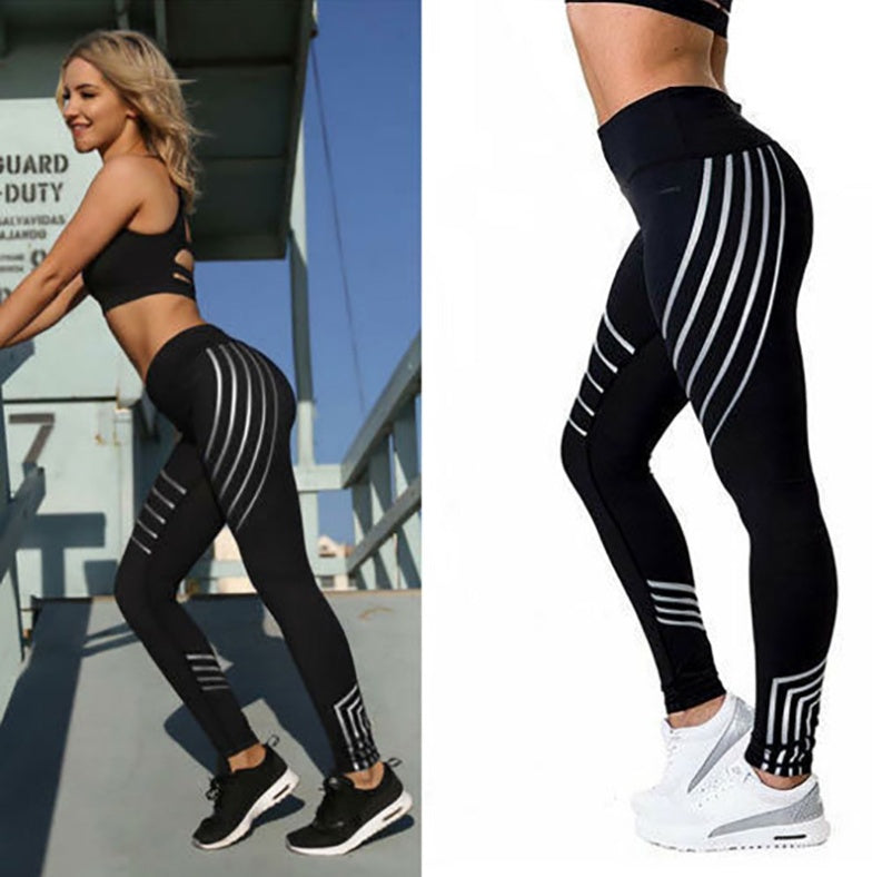 Women Workout Leggings Pants Women Leggins Women Fitness Night Glowing Autumn Winter Leggings Women legins Yoga Pants fashion novaa