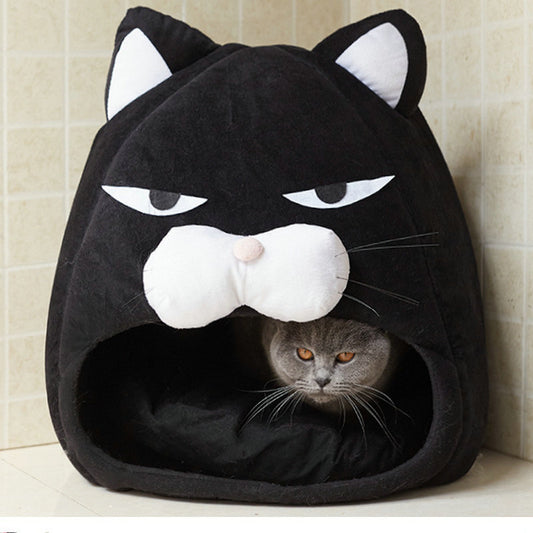 Cat House Bed Cat Litter Mat Sleeping Nest Pet Bed Pet peteezee
