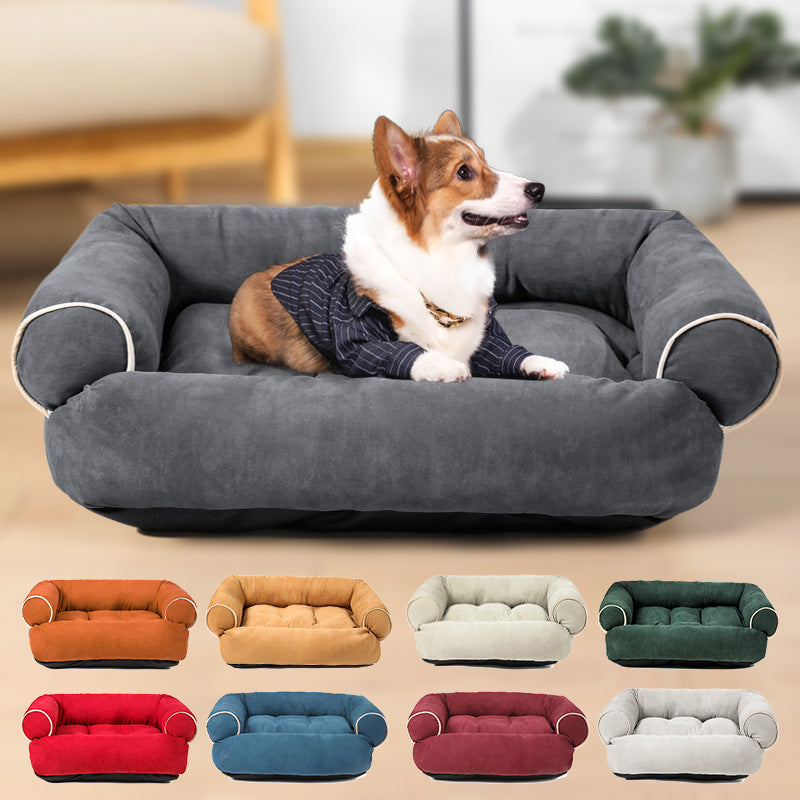 Dog Sofa Bed Sleeping Bag Kennel Cat Puppy Sofa Bed Pet House Winter Warm Beds Cushion Pet peteezee