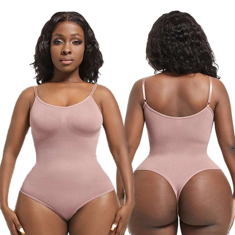Seamless Slimming Shapewear For Women Waist Trainer Butt Lifter Underwear Body Shaper Swimsuit fashion novaa Bean Paste 3XL