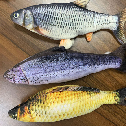 Without Cat Nip Version - Electric Jumping Fish Simulation Electric Fish Toy Pet peteezee