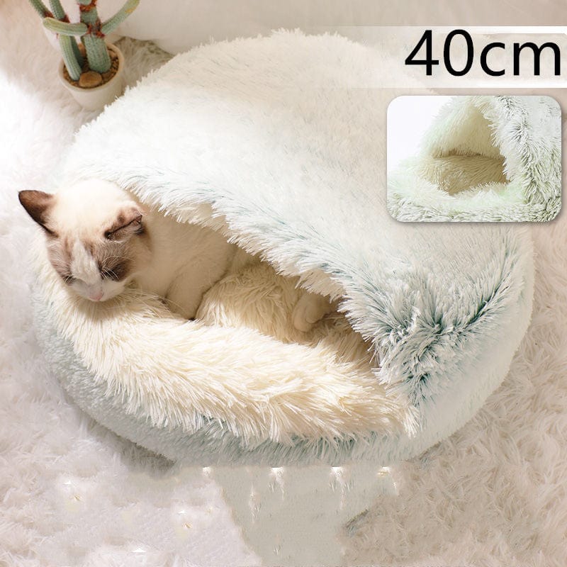 View details for 2 In 1 Dog And Cat Bed Pet Winter Bed Round Plush Warm Bed House Soft Long Plush Pets Bed Pet Products 2 In 1 Dog And Cat Bed Pet Winter Bed Round Plush Warm Bed House Soft Long Plush Pets Bed Pet Products