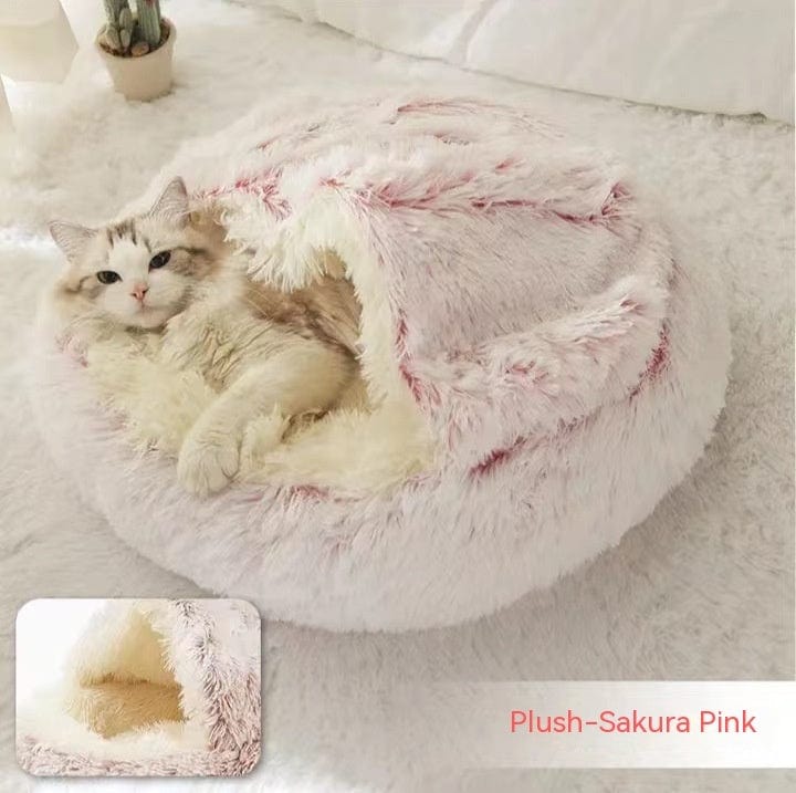 View details for 2 In 1 Dog And Cat Bed Pet Winter Bed Round Plush Warm Bed House Soft Long Plush Pets Bed Pet Products 2 In 1 Dog And Cat Bed Pet Winter Bed Round Plush Warm Bed House Soft Long Plush Pets Bed Pet Products