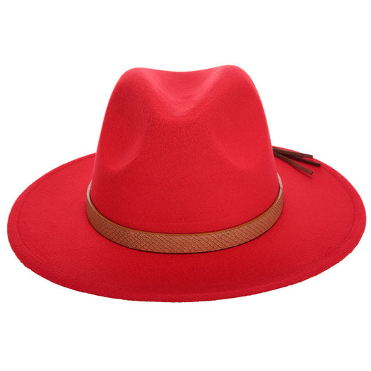Woolen Jazz Hat Fashion Female Hat Top Hat Jazz Hat VISMERA