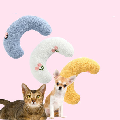 Little Pillow For Cats Fashion Neck Protector Deep Sleep Puppy U-Shaped Pillow Pets Pillow Kitten Headrest Dog Sleeping Pillow Pet Products Pet peteezee