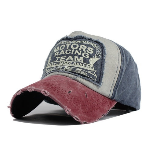 Cotton Caps Baseball Hip Hop Cap For Men&Women Grinding Multicolor caps VISMERA Red Navy
