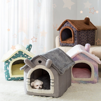 Pet Bed Small Dog Teddy Cat Litter Four Seasons Universal Dog House Dog Bed Pets Supplies Pet peteezee
