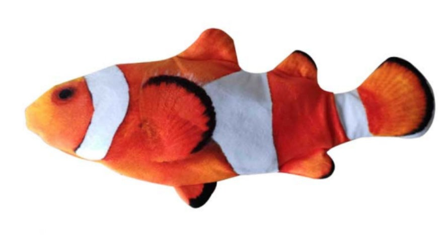 Without Cat Nip Version - Electric Jumping Fish Simulation Electric Fish Toy Pet peteezee Clownfish