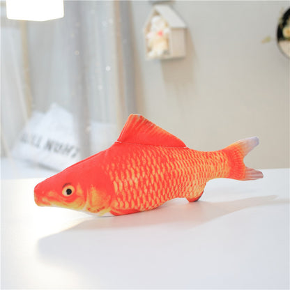 Without Cat Nip Version - Electric Jumping Fish Simulation Electric Fish Toy Pet peteezee Carp