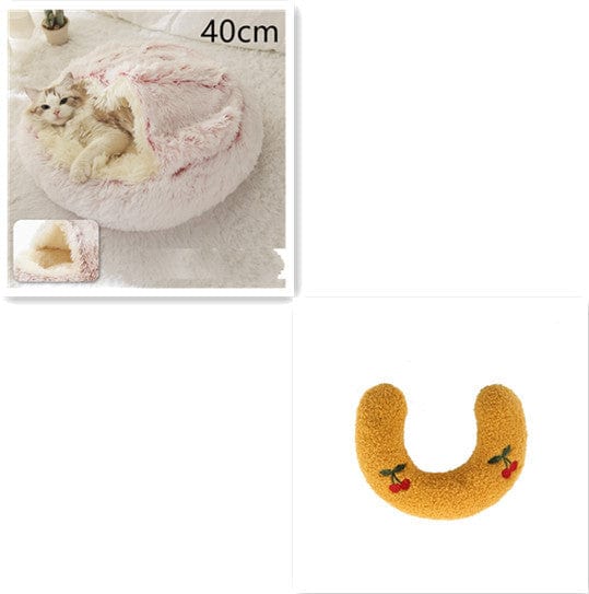 View details for 2 In 1 Dog And Cat Bed Pet Winter Bed Round Plush Warm Bed House Soft Long Plush Pets Bed Pet Products 2 In 1 Dog And Cat Bed Pet Winter Bed Round Plush Warm Bed House Soft Long Plush Pets Bed Pet Products