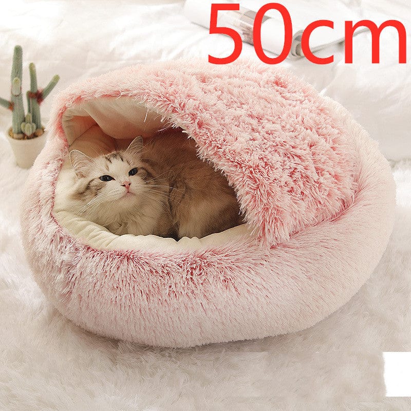 View details for 2 In 1 Dog And Cat Bed Pet Winter Bed Round Plush Warm Bed House Soft Long Plush Pets Bed Pet Products 2 In 1 Dog And Cat Bed Pet Winter Bed Round Plush Warm Bed House Soft Long Plush Pets Bed Pet Products