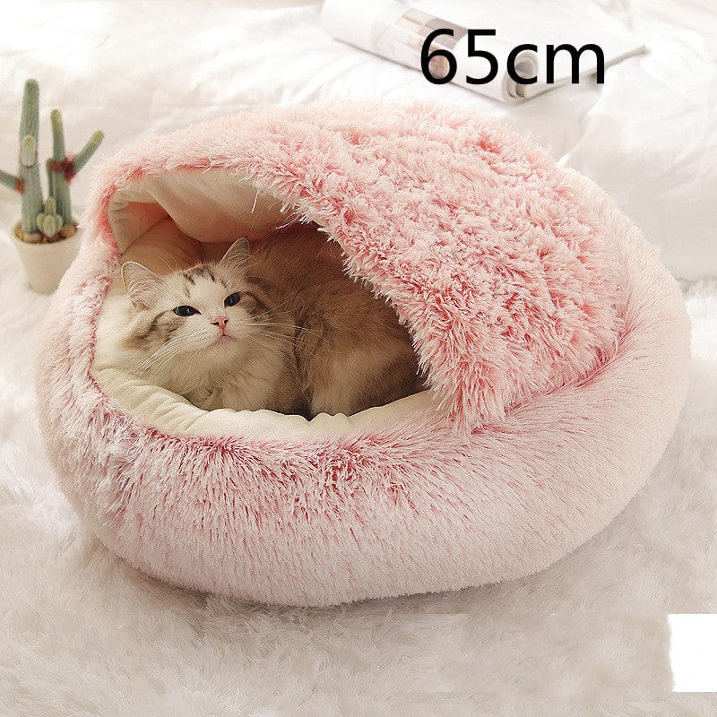 View details for 2 In 1 Dog And Cat Bed Pet Winter Bed Round Plush Warm Bed House Soft Long Plush Pets Bed Pet Products 2 In 1 Dog And Cat Bed Pet Winter Bed Round Plush Warm Bed House Soft Long Plush Pets Bed Pet Products