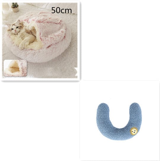 View details for 2 In 1 Dog And Cat Bed Pet Winter Bed Round Plush Warm Bed House Soft Long Plush Pets Bed Pet Products 2 In 1 Dog And Cat Bed Pet Winter Bed Round Plush Warm Bed House Soft Long Plush Pets Bed Pet Products