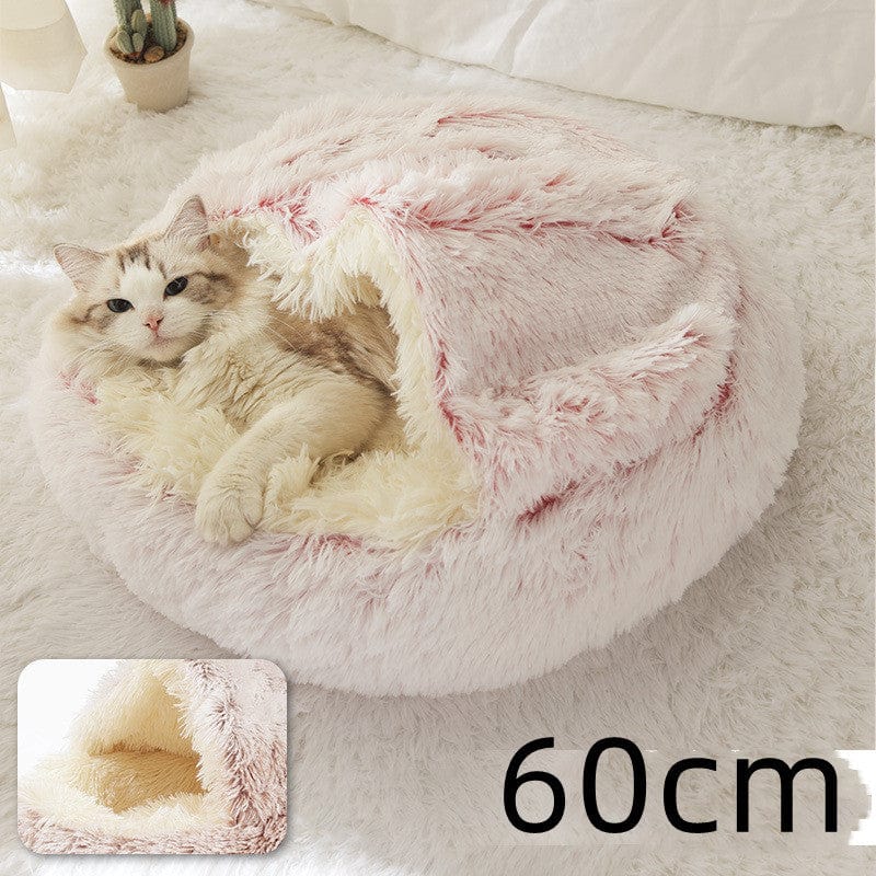 View details for 2 In 1 Dog And Cat Bed Pet Winter Bed Round Plush Warm Bed House Soft Long Plush Pets Bed Pet Products 2 In 1 Dog And Cat Bed Pet Winter Bed Round Plush Warm Bed House Soft Long Plush Pets Bed Pet Products