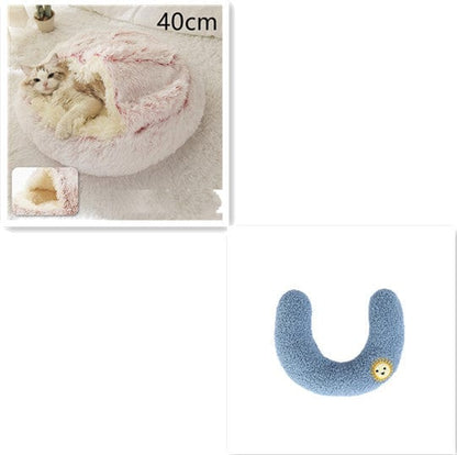 View details for 2 In 1 Dog And Cat Bed Pet Winter Bed Round Plush Warm Bed House Soft Long Plush Pets Bed Pet Products 2 In 1 Dog And Cat Bed Pet Winter Bed Round Plush Warm Bed House Soft Long Plush Pets Bed Pet Products