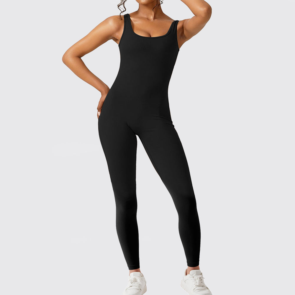Women Sleeveless Flare Jumpsuits Fitness Yoga Long Pants Yoga Pants fashion novaa