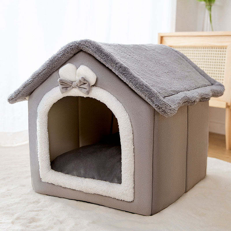 Pet Bed Small Dog Teddy Cat Litter Four Seasons Universal Dog House Dog Bed Pets Supplies Pet peteezee