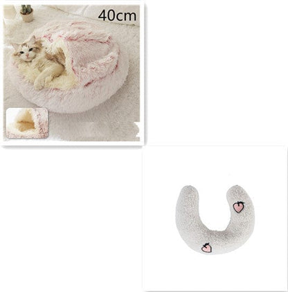 View details for 2 In 1 Dog And Cat Bed Pet Winter Bed Round Plush Warm Bed House Soft Long Plush Pets Bed Pet Products 2 In 1 Dog And Cat Bed Pet Winter Bed Round Plush Warm Bed House Soft Long Plush Pets Bed Pet Products