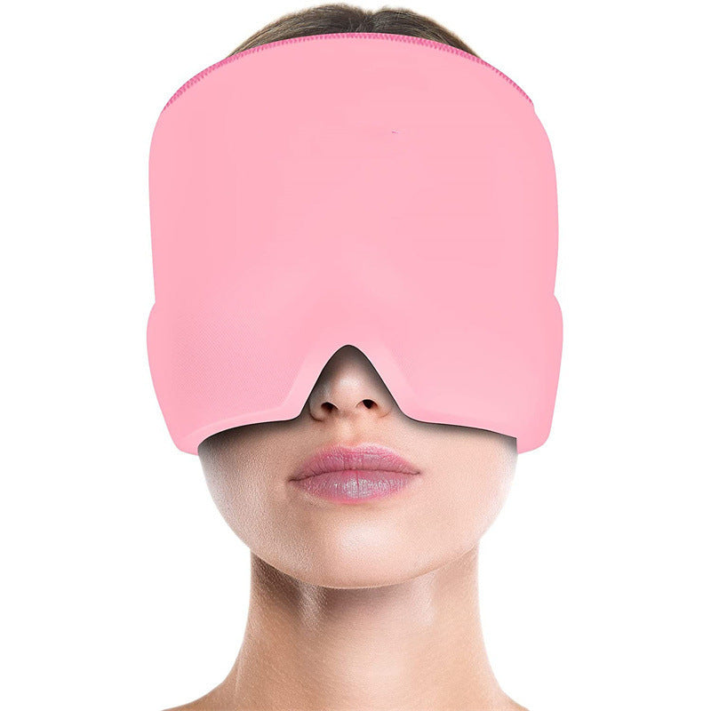 Migraine Relief Hat Cold Therapy Migraine Relief Products Comfortable Head Wrap Ice Pack Eye Mask For Puffy Eyes Beauty products VISMERA