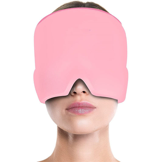 Migraine Relief Hat Cold Therapy Migraine Relief Products Comfortable Head Wrap Ice Pack Eye Mask For Puffy Eyes Beauty products VISMERA