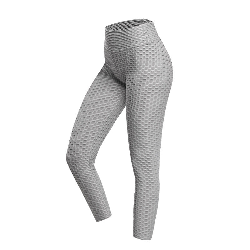 Fitness Yoga Pants Women's Tummy Control High Waist Leggings Running Yoga Pants fashion novaa Grey 3XL
