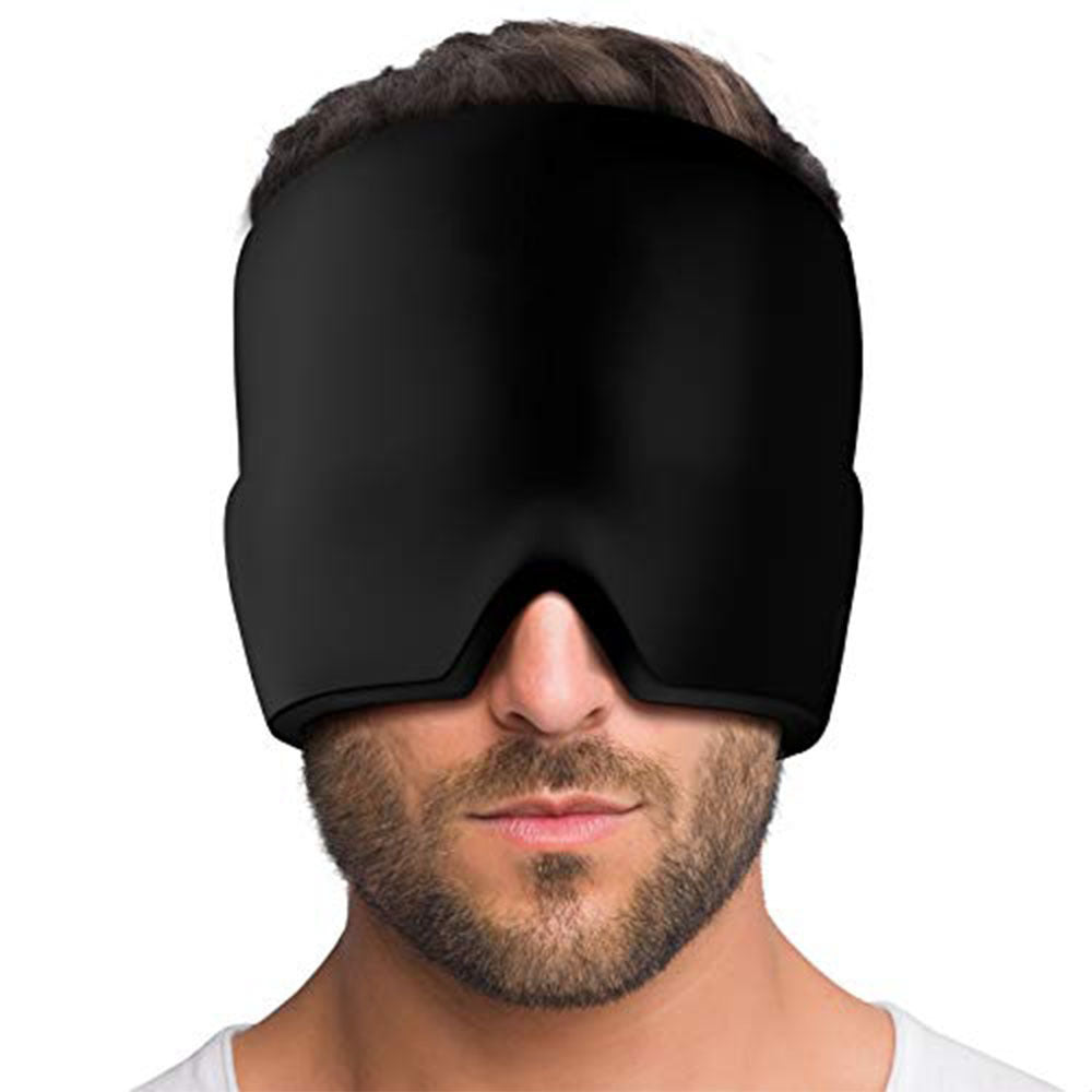 Migraine Relief Hat Cold Therapy Migraine Relief Products Comfortable Head Wrap Ice Pack Eye Mask For Puffy Eyes Beauty products VISMERA