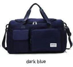 Fashion Sports Gym Bag Casual Yoga Large Capacity bag fashion novaa Dark Blue