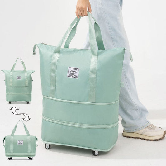New Universal Wheel Travel Bag With Double-layer Dry And Wet Separation Fitness Yoga Shoulser Bags Sports Fitness Large Capacity Handbag Women bag fashion novaa