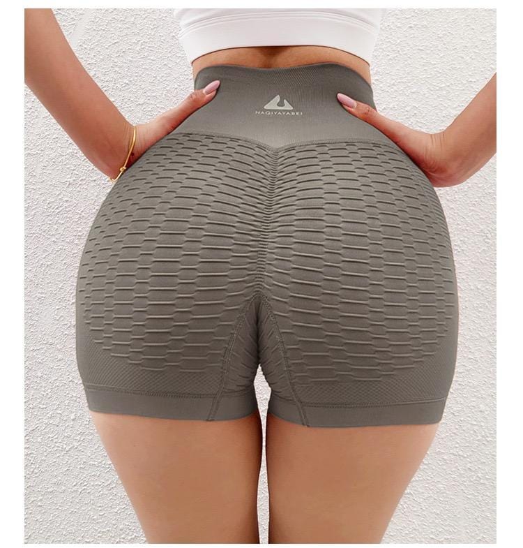 High-waisted Jacquard, Peach Hips, Yoga Cropped Pants, Belly Up Hips, High-stretch Shorts, Tight Gym Pants dress fashion novaa
