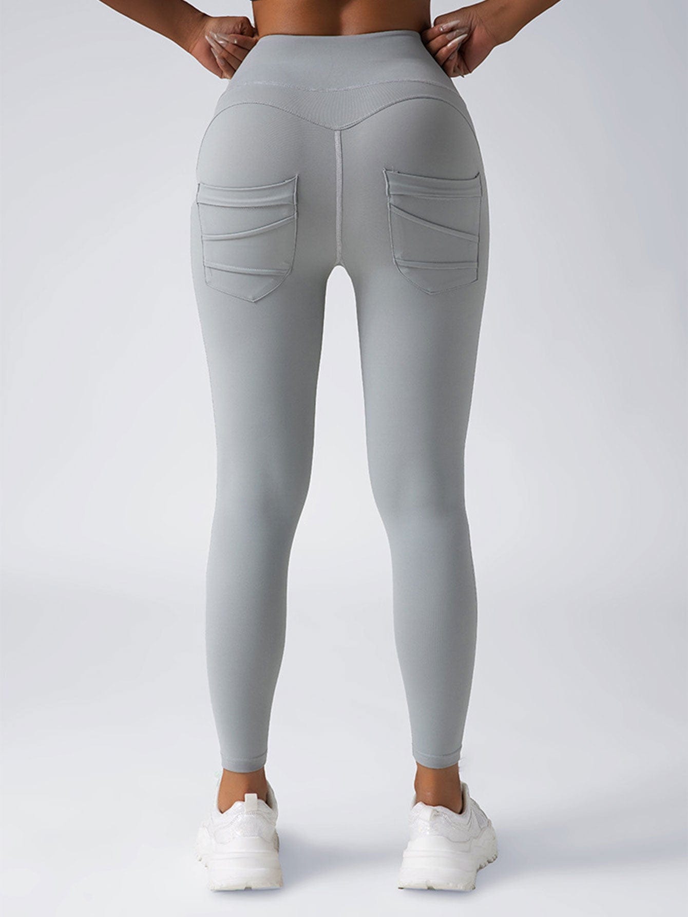 Leggings For Women With Pockets- High Waisted Tummy Control For Workout Running Capri Yoga Pants dress fashion novaa