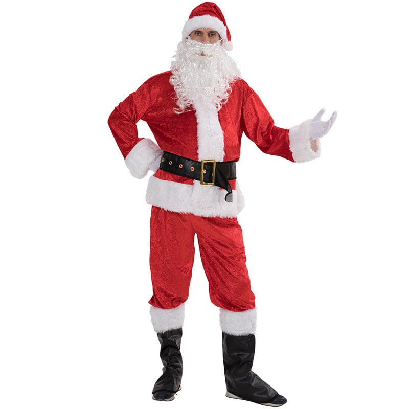 Premium Complete Santa Claus Costume Suit dress fashion novaa