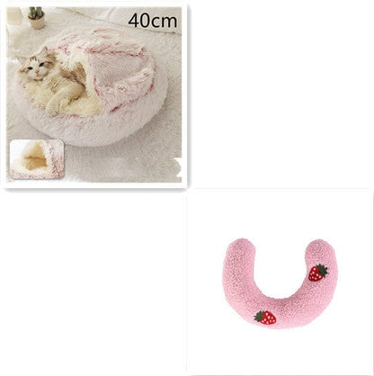 View details for 2 In 1 Dog And Cat Bed Pet Winter Bed Round Plush Warm Bed House Soft Long Plush Pets Bed Pet Products 2 In 1 Dog And Cat Bed Pet Winter Bed Round Plush Warm Bed House Soft Long Plush Pets Bed Pet Products