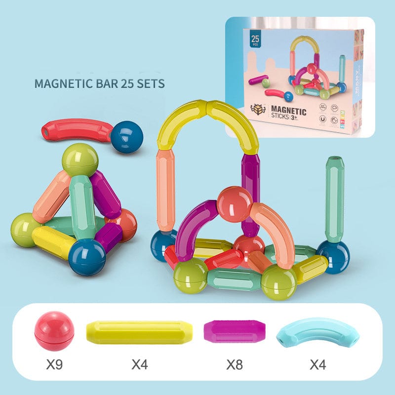 Baby Toys Magnetic Stick Building Blocks Game Magnets Children Set Kids Magnets For Children Magnetic Toy Bricks kids fashion novaa 25pcs