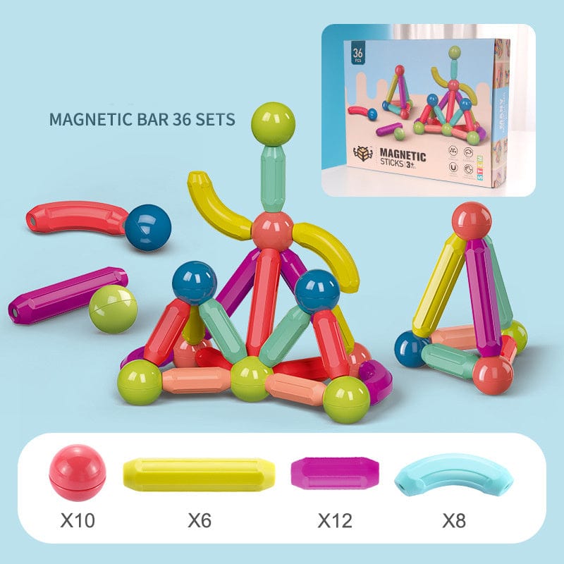 Baby Toys Magnetic Stick Building Blocks Game Magnets Children Set Kids Magnets For Children Magnetic Toy Bricks kids fashion novaa 36pcs