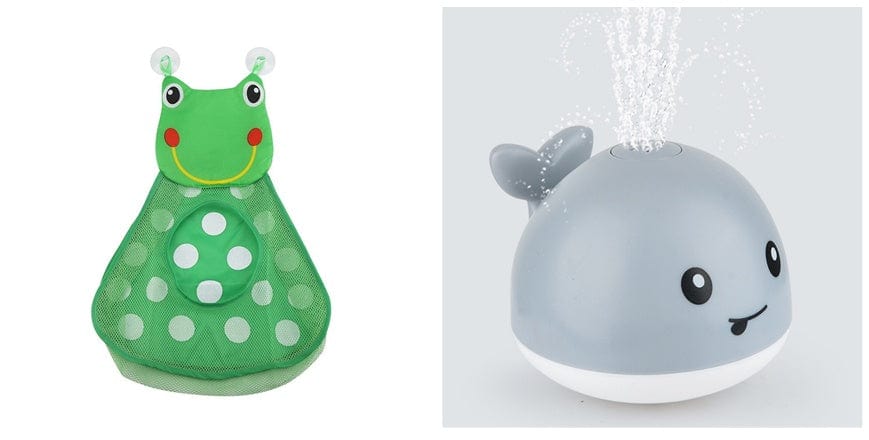 New Baby Bathroom Bath Electric Induction Whale Spray Small Toy kids fashion novaa 3set
