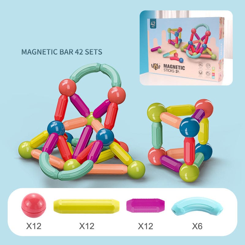 Baby Toys Magnetic Stick Building Blocks Game Magnets Children Set Kids Magnets For Children Magnetic Toy Bricks kids fashion novaa 42pcs