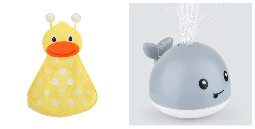 New Baby Bathroom Bath Electric Induction Whale Spray Small Toy kids fashion novaa 4set
