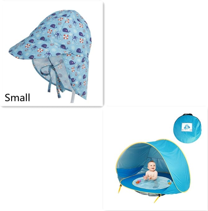 Baby Beach Tent Kids Outdoor Camping Easy Fold Up Waterproof Up Sun Awning Tent UV-protecting kids fashion novaa