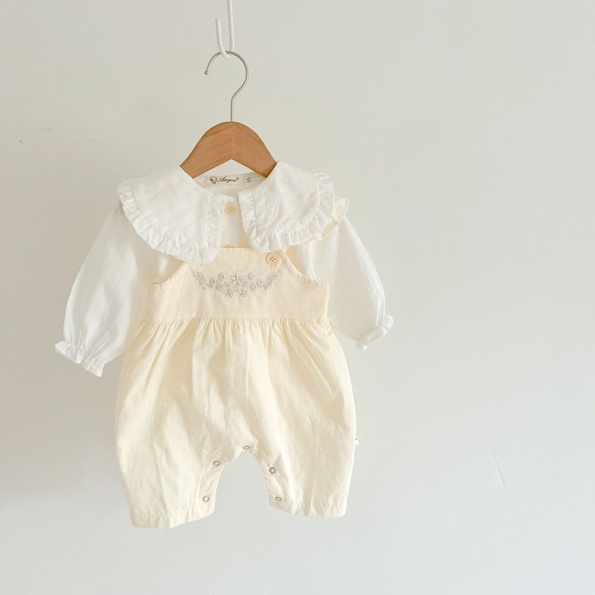 Baby Girl's Loose Adjustable Suspender Romper kids fashion novaa